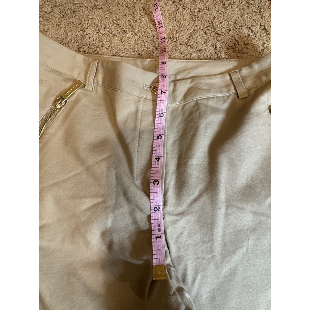 Michael Kors Slim Fit Brown‎ Chino Pants Women's Size 6 Skinny Leg Professional - Picture 9 of 12